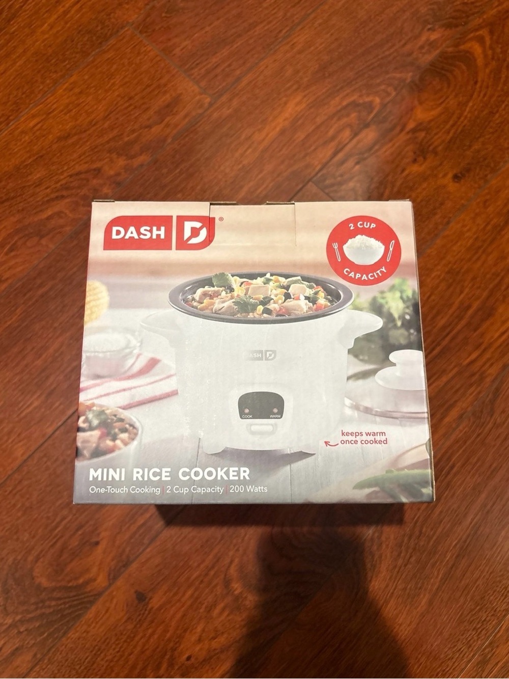 Ash White Mini Rice Cooker - Compact 2-Cup